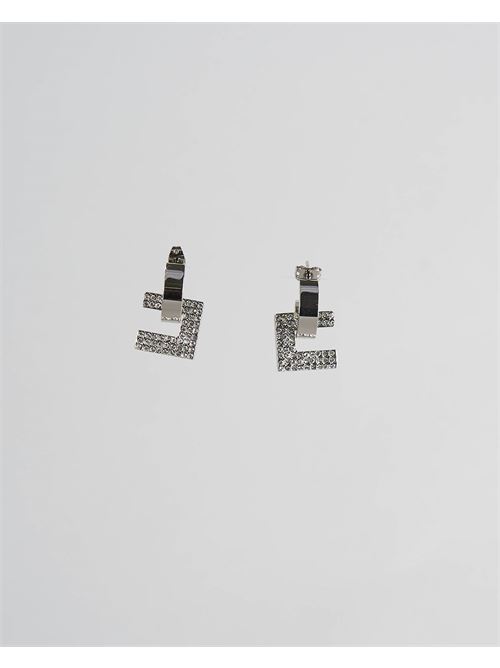 Silver logo earrings with rhinestones Elisabetta Franchi ELISABETTA FRANCHI |  | OR36K41E2346